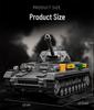 Tiger 97001 Тяжелый Танк Военная Модель Конструктор с Минифигурками