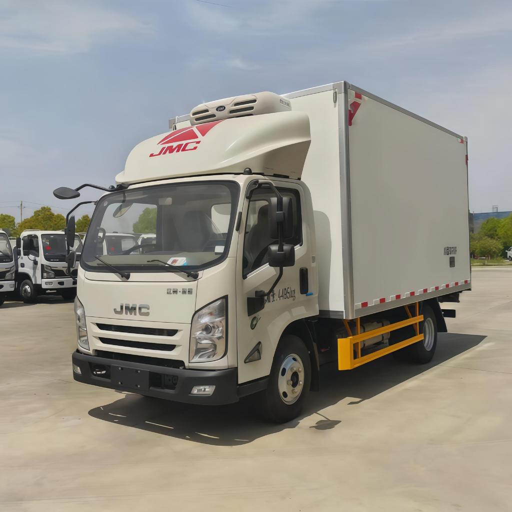 JMC Kaiyun National VI 4.2m Diesel Refrigerated Truck - Small Blue Plate