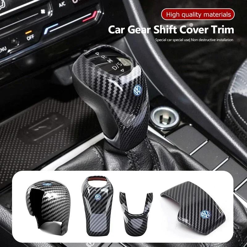 High Quality Car Shift Handle Cover Gear Shifter Decor Shell For VW GTI Polo Golf Passat Tiguan Arteon Touareg CC Taigo Caddy Je zt5