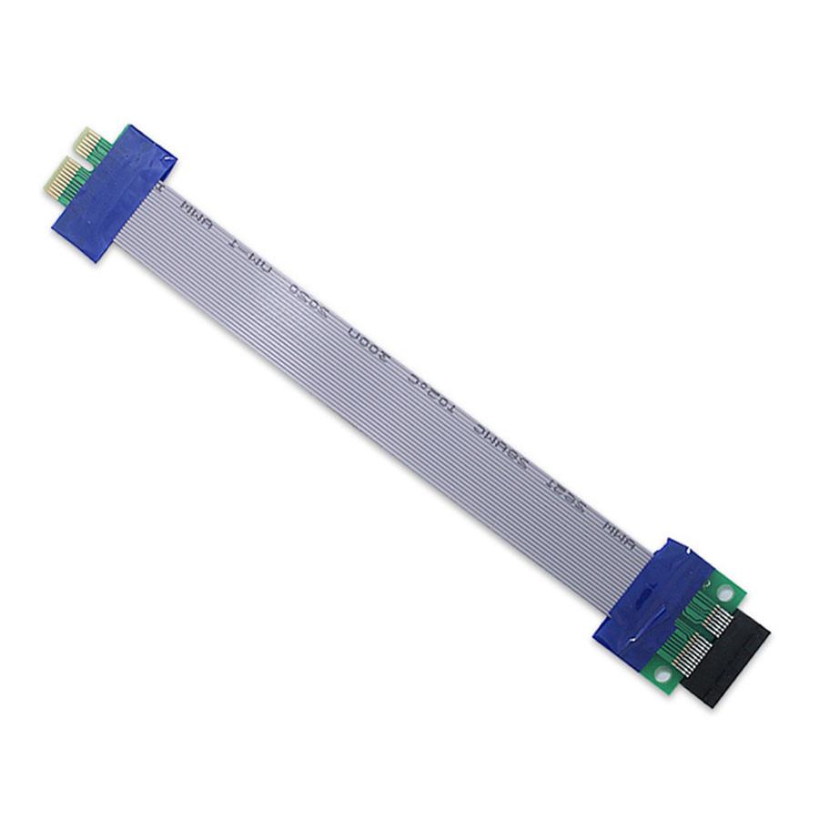 4 шт. Карта-райзер PCI-E 1X Ленточный удлинитель для видеокарты Удлинительный кабель 15 см