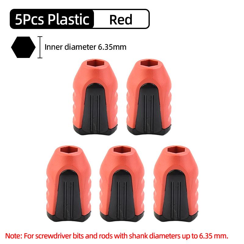 Магнитный держатель бит Магнитное кольцо Сильный намагничиватель Демагнетизатор 6,35 мм Держатель бит для крестовой отвертки Phillips Ручные инструменты