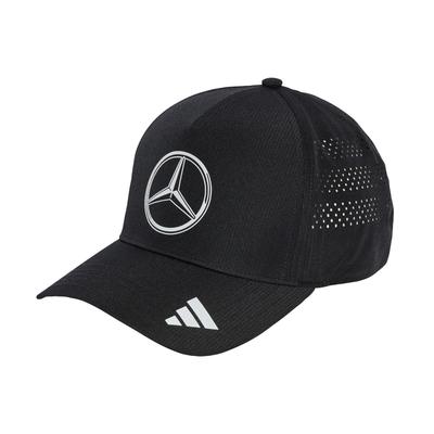 adidas Mercedes AMG Petronas Formula One Team Кепка тракер ClimaCool DK116 Серебристая Мужская Черная/Светоотражающая (JX1419)