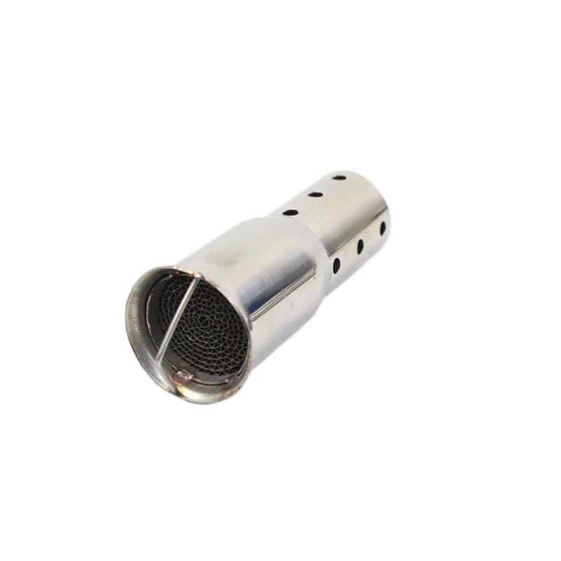 Motorcycle Parts Off Road Dirt Bike Exhaust Muffler Compatible with Honda Stainless Steel Noise Reduction Back Pressure Insert