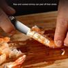 Shrimp Line Cutter Non-slip Fast Cleaning Sharpen Blade Anti-deform Rust-resistant Shrimp Peeler for Kitchen