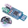 CM108 USB Звуковая карта Бесплатная Модуль звуковой карты с разъемом 3,5 мм для наушников и микрофона Плата с чипом внешней звуковой карты для ноутбука
