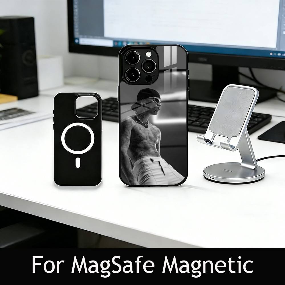 S-Singer Beliebers Phone Case For iPhone17,16,15,14,13,12,11 Plus,Pro Magnetic with Magsafe Wireless Charging