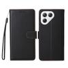 For TECNO Pova 7 Ultra 5G Case RFID Blocking 3 Card Slots PU Leather Phone Cover with Wrist Strap
