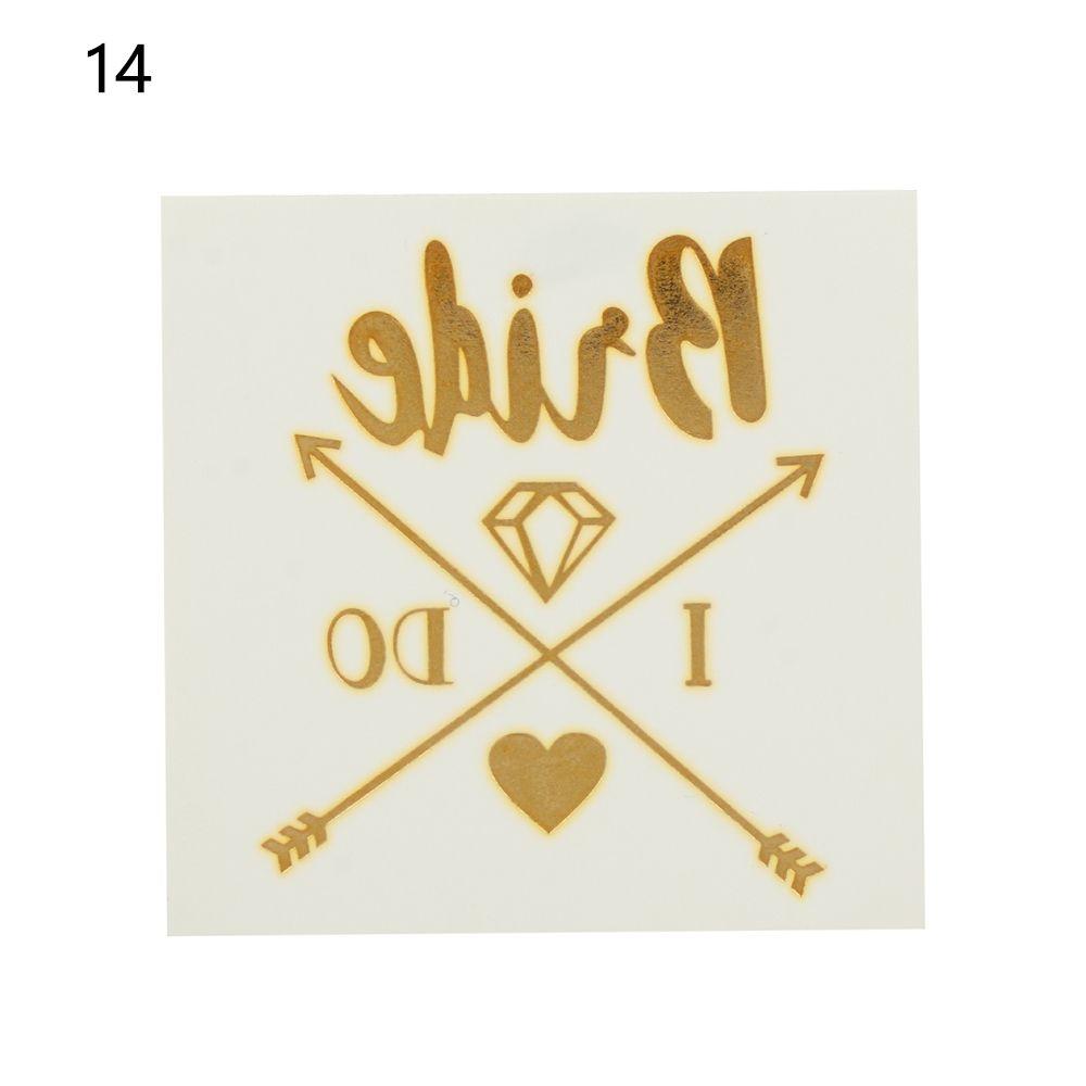 Наклейка для мальчишника, татуировка для невесты, украшение для вечеринки, свадебная команда, временная татуировка