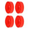4Pcs Silicone Tire Insert Fit for SCX10 III 106x42mm Vibrant Color 1.9in Tire Foam Set Red