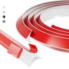 Flexible Caulk Strip Silicone Shower Threshold Durable Quarter Round Molding Trim  Floor Edge