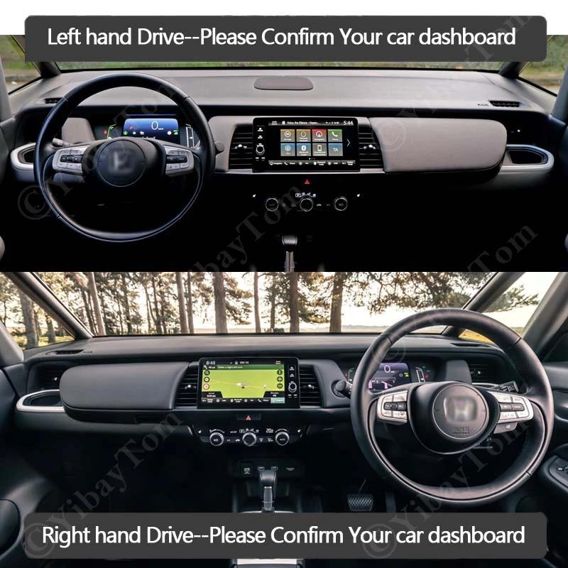 For Honda Fit Jazz GR GS 2020 2021 2022 Dashboard Cover Dash Board Shield Mat Carpet Pad Sunshade Cushion Visor Car Accessories