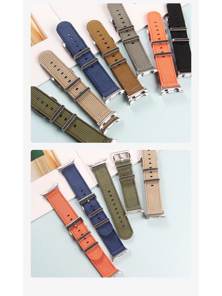 Stylish Nylon Braided Strap for Samsung Watch8 - Casual & Business