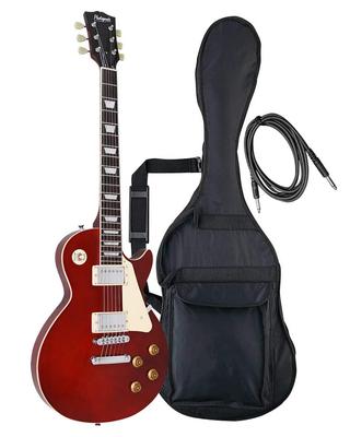 Электрогитара типа LP винного цвета Wrench LP-260/WR [В комплекте мягкий чехол/кабель/регулировка]