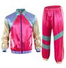 Women's Men's Costume 80s 90s Suit Party Accessories Disco Jacket Trousers  Outfit Women's Men's Costume Tracksuit for Carnival
