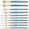 10 шт. Кисть для масла Акварельная ручка Краска для лица и тела Палитра Масляный макияж Кисть для акриловой краски Нейлоновая шерсть Массив дерева Набор трафаретов для татуировок