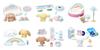 RE-MENT Sanrio Синнаморолл Расслабляющая гостиная 1 коробка В115мм x Ш70мм x Г60мм ПВХ