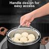 Пароварки из нержавеющей стали Корзины для слива Сливные корзины для риса, яиц, овощей, мяса