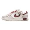Nike Кроссовки Dunk Low Skateboard Shoes Женские Серый Красный DX5930-100(Команда27-)