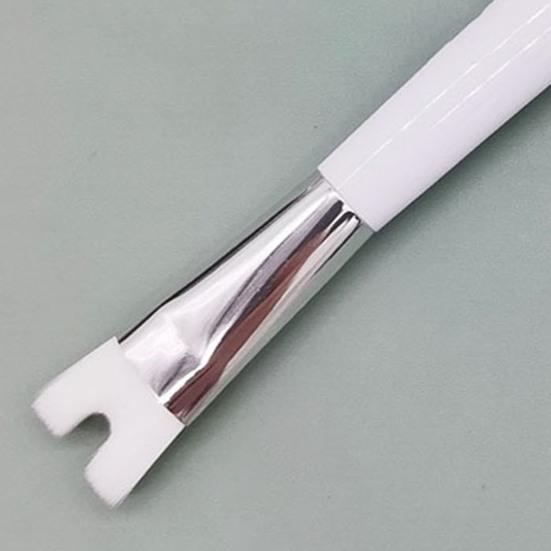 Двусторонняя кисть для красоты носа U-образная кисть для макияжа для скульптурирования и определения контура носа 2-в-1 точная кисть для контура носа Многофункциональный инструмент для макияжа