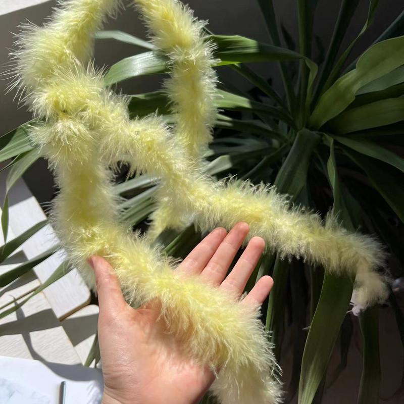 Красочные полоски перьев индейки для поделок и рождественских украшений