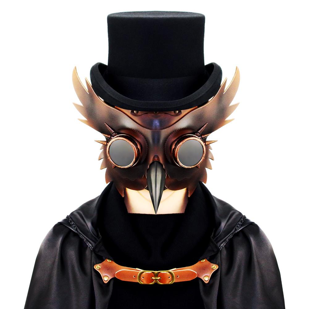 Halloween Steampunk Plague Beak Masquerade Party Mask Headgear