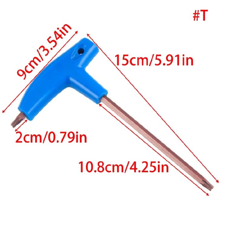 Шестигранный ключ с Т-образной ручкой, длинные рычаги, шестигранник с шаровым наконечником, инструмент-отвертка