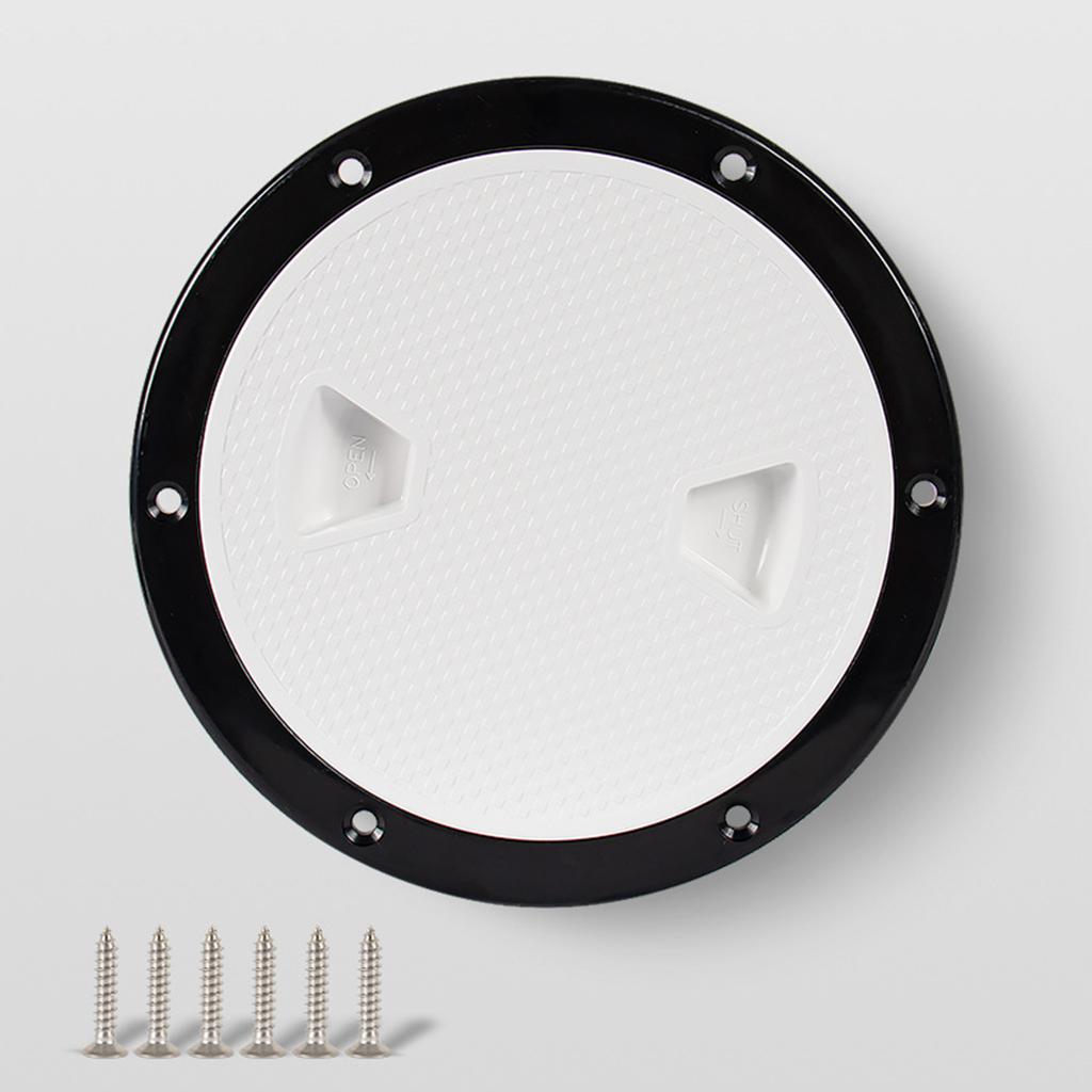 Аксессуары для лодок 4 дюйма 6 дюймов ABS Круглый скользящий инспекционный с отсоединяемым чехлом для морских судов яхт