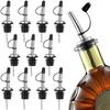 3Pcs/6Pcs/12Pcs Stainless Steel Liquor Oil Wine Bottle Pourer Leak-Proof Sealed Spout Stopper Mouth Dispenser Vinegar Conical