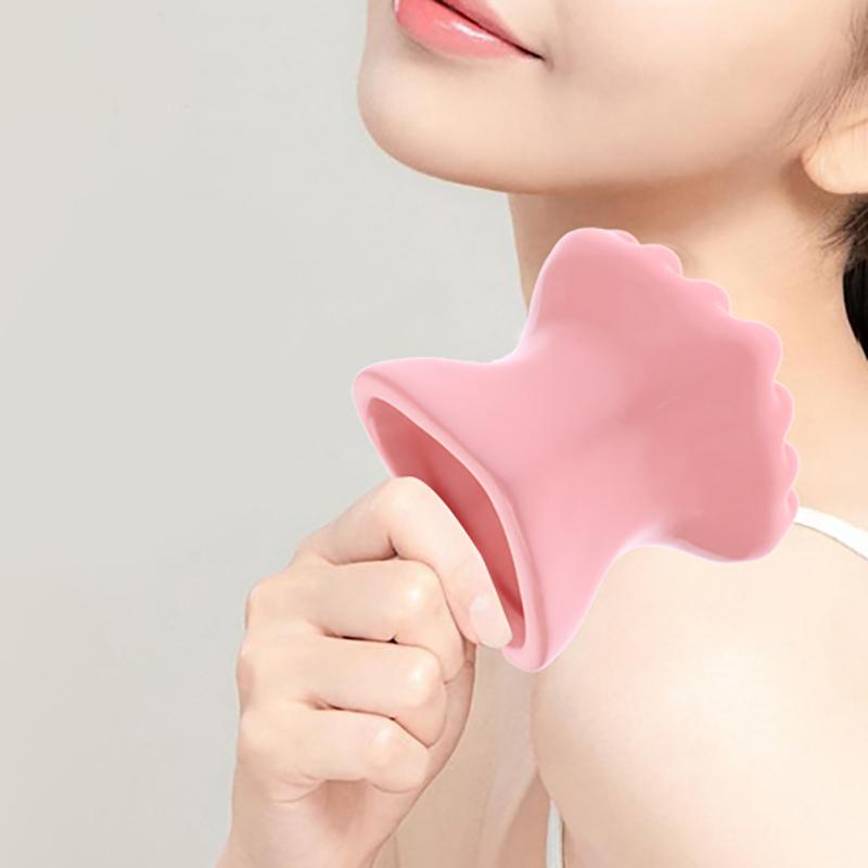 Розовый трехмерный инструмент для массажа лица и тела «Любовь Гуаша», керамическая доска Гуаша для массажа и подтяжки лица