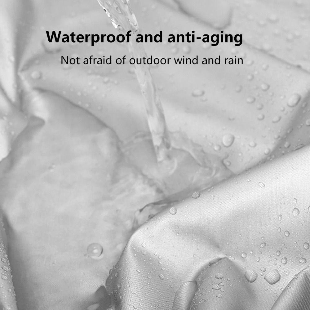 Пылезащитная серебристая крышка для кондиционера, разных размеров, водонепроницаемая, защитная крышка для кондиционера, для наружного использования