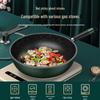 Non-stick Wok Qianchu Huang с камнем Маifan, с пароваркой и крышкой, 30 см