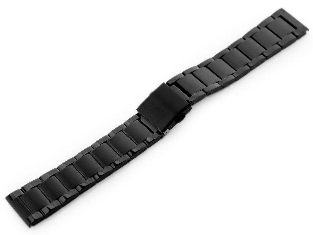 Bransoleta Pacific Model 9 Solid - Czarna 20Mm
