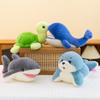 Stuffed Big Shark Animal Sea Animal Sea Turtle Seal Kid Sleeping Cushion Sofa