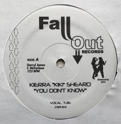 12-дюймовая пластинка KIERRA SHEARD - You Don't Know 1569014 Fall Out Record 2005 США Танцевальная и электронная музыка Б/у