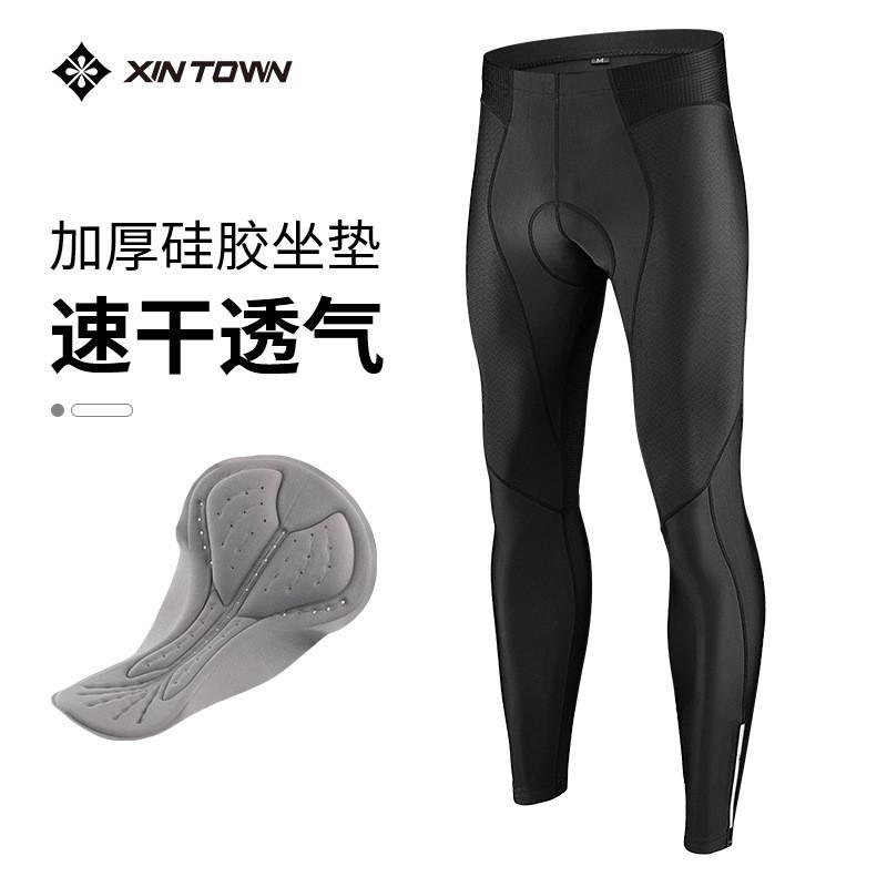 Mens Cycling Pants Breathable Mountain Bike Shorts Riding Gear Black Spandex M