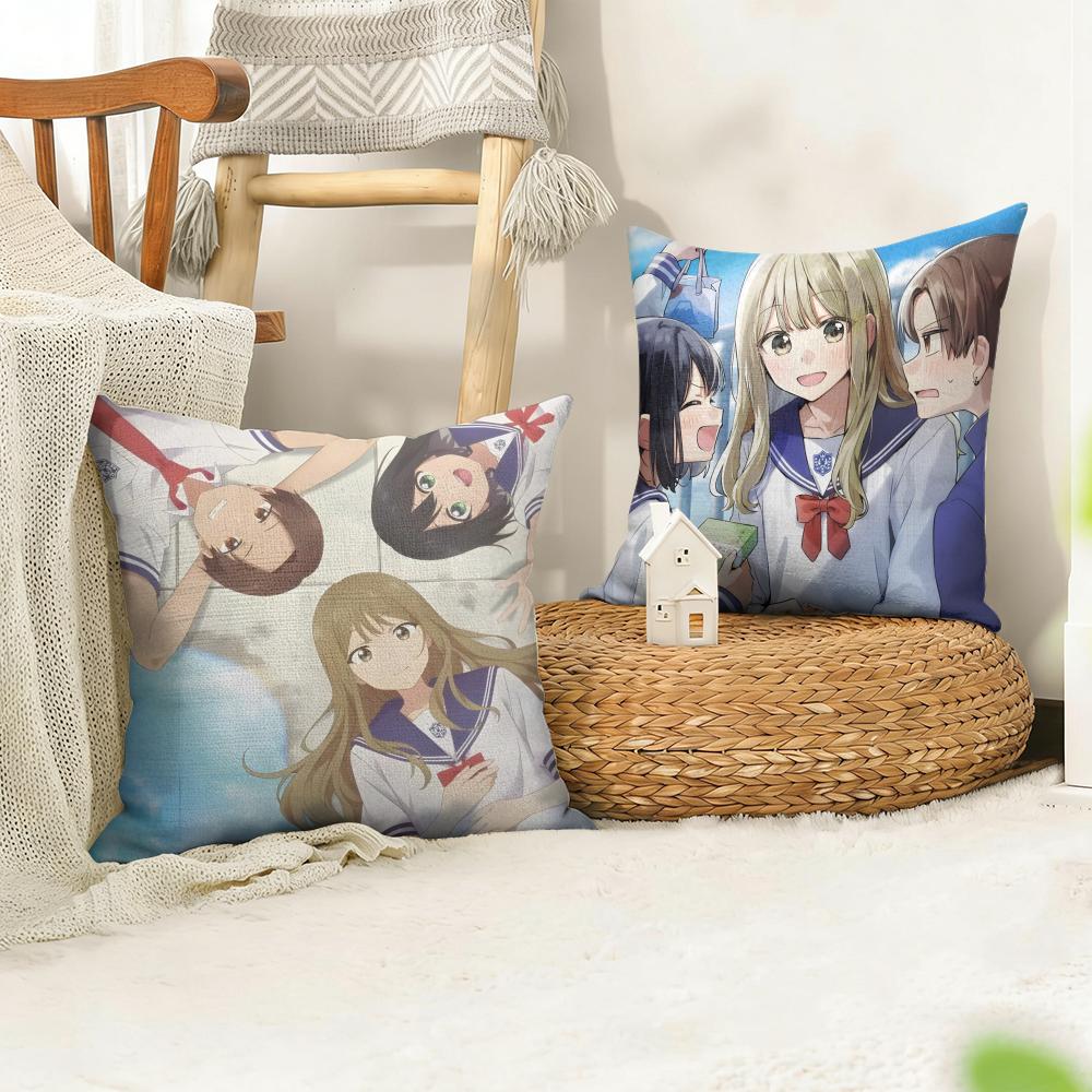 Comingofage story Cushion Cover Natural Linen Organic Fabric DoubleSided Printing Sofa Home Decor Gift Pillow Case