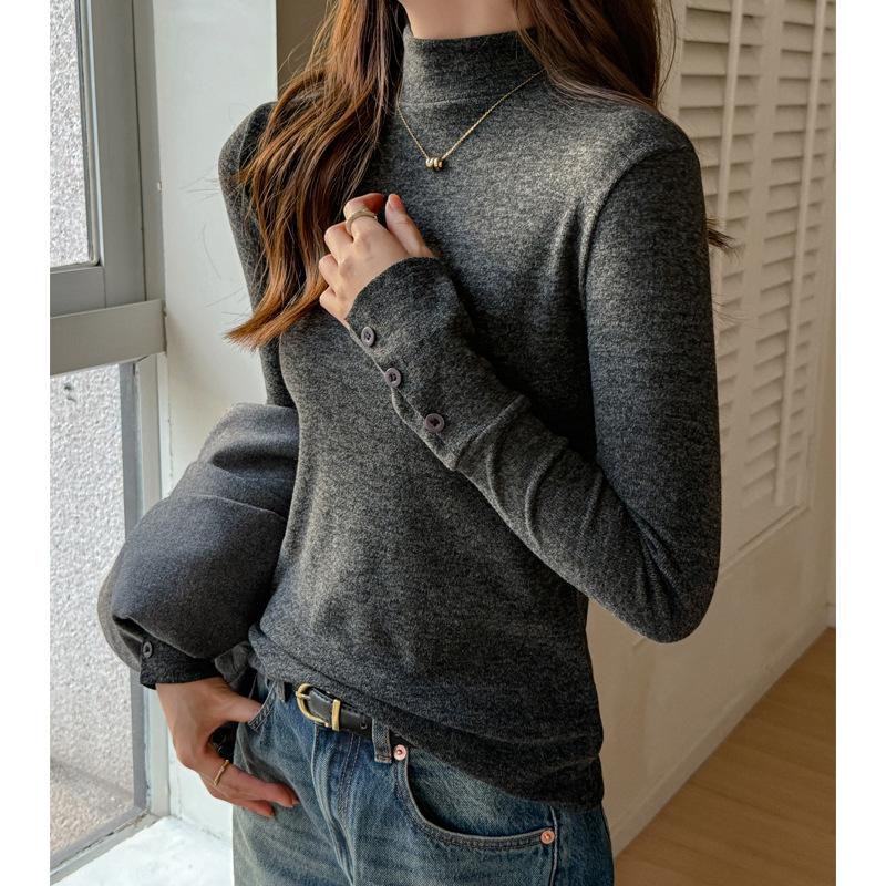 Autumn and Winter Long Sleeve Bottoming Shirt Women's T-shirt Top