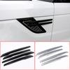 4pcs Glossy Black ABS Side Door Fender Air Vent Outlet Trim Fit For Land Rover Range Rover Sport 2014 2015 2016 2017