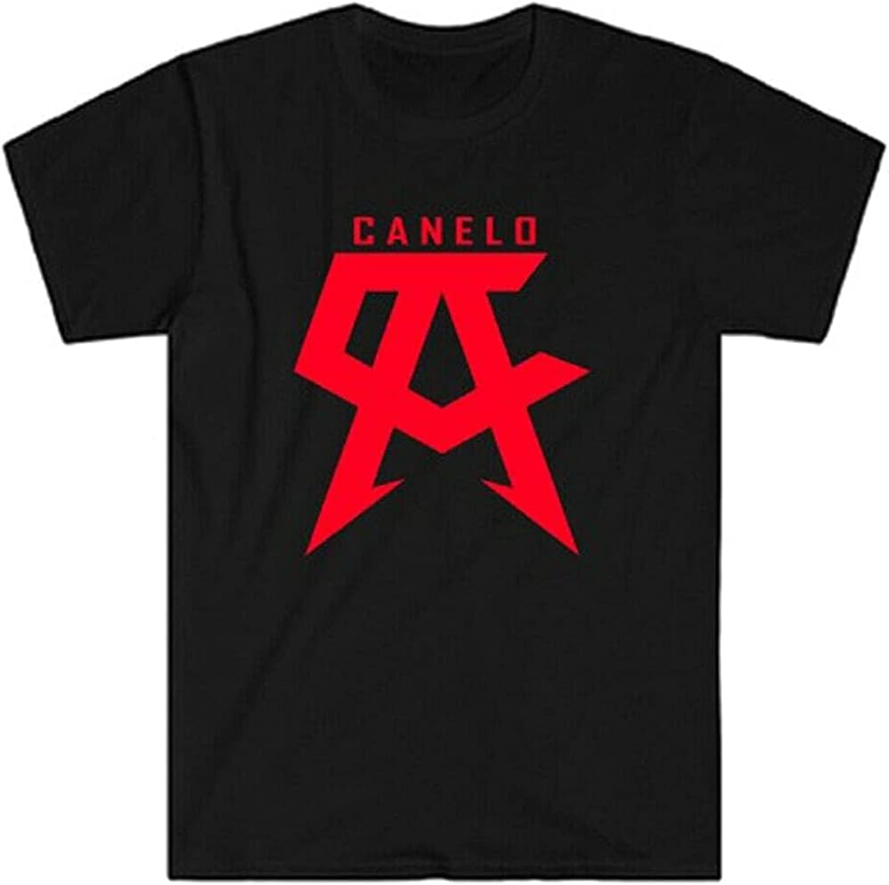 Saul Alvarez Canelo Red Logo Men's T Shirt Black