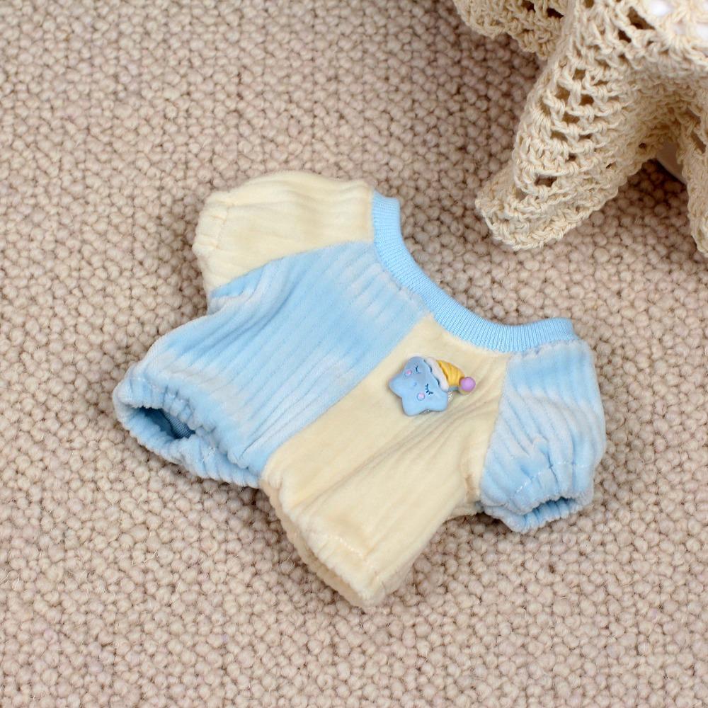 Cute Clothes for 20cm Cotton Doll Jumpsuits Skirts Suits Children Toys Gift Jumpsuits  (No Doll)