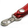 Belt Strap for Smart Key Case Leather Car Bike Red [Leather Chaya] (Leather Thread White)