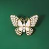 Брошь-бабочка, Роскошное и изысканное платье-костюм для женщин высокого класса, Аксессуар-брошь, Элегантное чувство дизайна, Нишевая брошь высокого класса