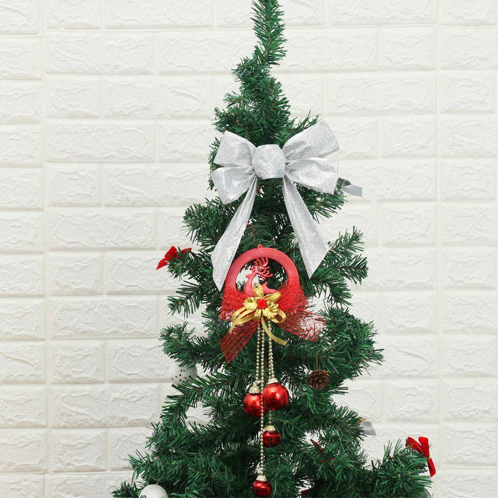 Decorate Gold Powder Bow Pendant Christmas Christmas Decorations Bow Christmas Bow