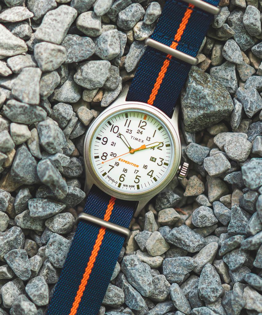 Taimaegseu Expedition Sierra Indiglo Тканевые Светящиеся Часы 40 мм
