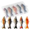 5 шт. Бионические плавающие приманки с тройными крючками Реалистичные Яркие
