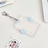 Kpop Card Holder Keychain Sleeve Clear Acrylic Badge ID Holder Idols K-pop Album Binder Photo Frame