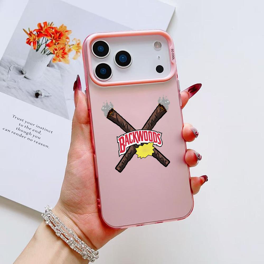 Чехол для телефона с логотипом B-Backwoods для iPhone 17 16 15 14 13 12 11 Pro Max Air Матовый Лазерный Аврора Ударопрочный Funda