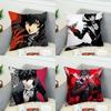 Наволочка Persona 5 Для Автомобиля Дивана Декоративная Домашняя Двусторонняя Печать Плюшевая Квадратная Подушка Декоративная Наволочка