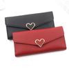 2024 Women's Long Heart-Shaped Wallet with Multi-Card Slots and Phone Compartment