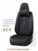 Универсальная полностью кожаная подушка на сиденье автомобиля для седана и внедорожника - Полный охват на 5 сидений